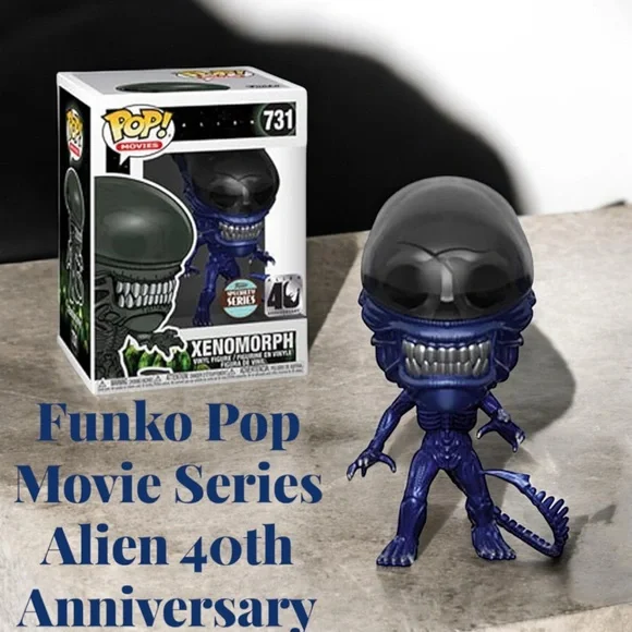 Funko Pop! Alien 40th: Xenomorph – Vinile Da Collezione 9cm, Scatola Da Collezione, Movies